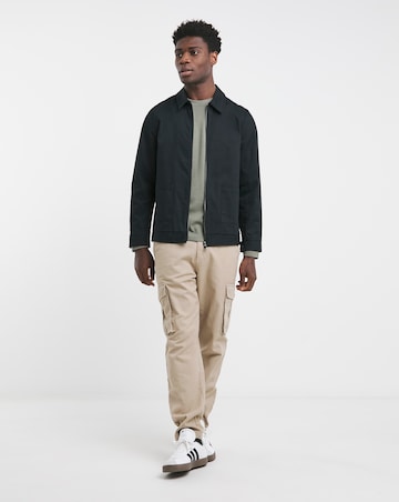 Relaxed Fit Interlock T-Shirt- Khaki