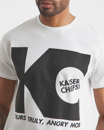 Kaiser Cheifs Graphic Band T-Shirt - White