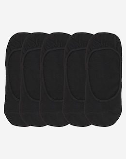 Pretty Secrets (5 Pair Pack) Footsies Black