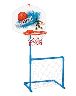 Basketball and Football Goal Set