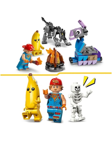 LEGO Fortnite Peely & Sparkplug's Camp Building Set with Game Figures 77075