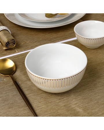 Waterside Gold Radiance 50 Piece Dinner Set