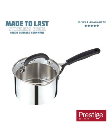Prestige Made to Last 3 Piece Straining Saucepan Set