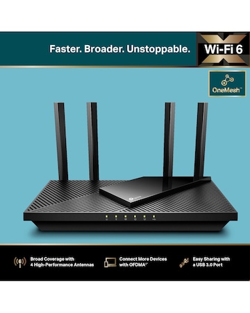 TP-Link Archer AX3000 Dual Band Wi-Fi 6 Router