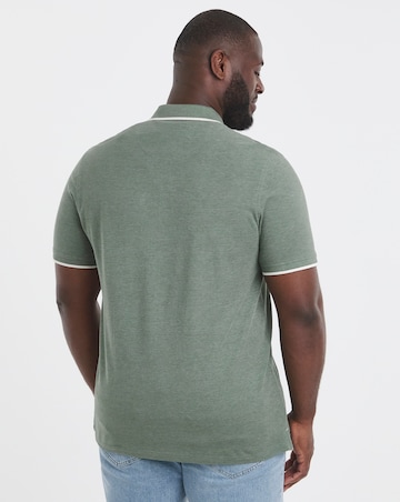 Jack & Jones Premium Paulos Tipped Polo - Green