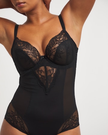 Panache Ana Non Pad Wired Bodysuit Black