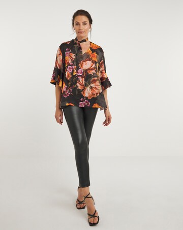 Joanna Hope Choker Neck Blouse