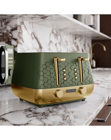 Morphy Richards Cassini 4 Slice Toaster - Olivine