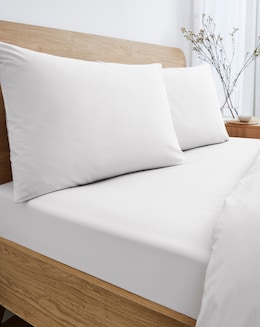 Pure Cotton 200 Thread Count 30cm Fitted Sheet