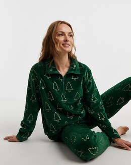 Pretty Secrets Quarter Zip Fleece Twosie