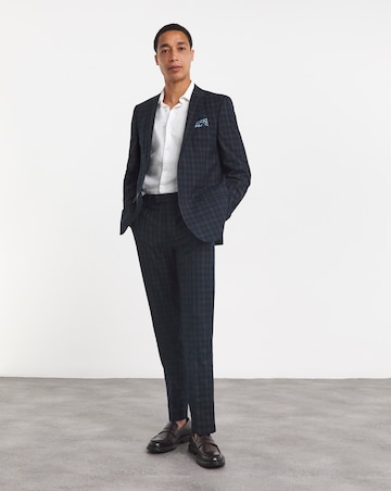 Gingham Check Suit Trousers