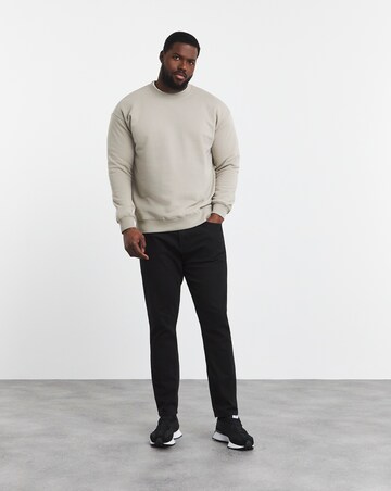 Relaxed Fit Crew Neck Sweatshirt