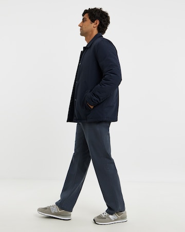 Navy Shower Resistant Lightweight Padded Jacket