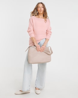 Blush Cable Tunic
