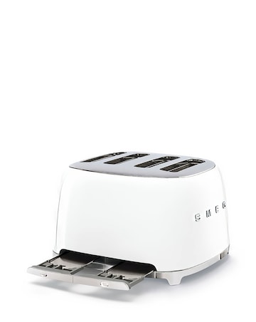 Smeg TSF03 4 Slice White Toaster