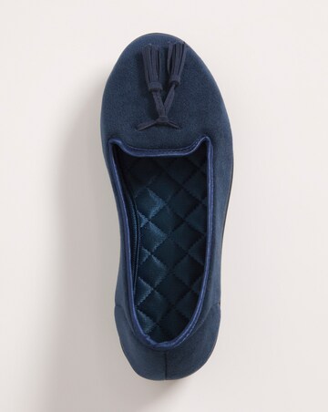 Tassle Slipper - Wide Fit (E)