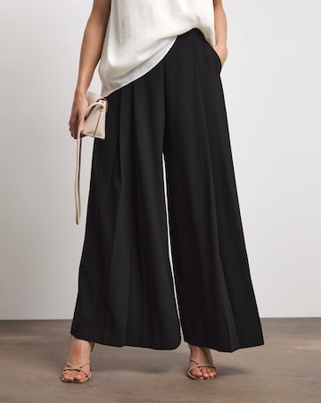 Joanna Hope Pleated Wide Leg Trousers