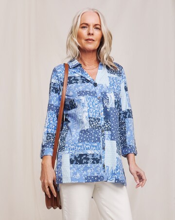 Julipa Longline Pure Cotton Jersey Shirt