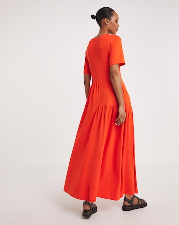 Soft Touch Jersey Assymetric Swing Dress