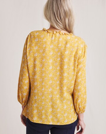 Julipa Textured Crinkle Printed Top