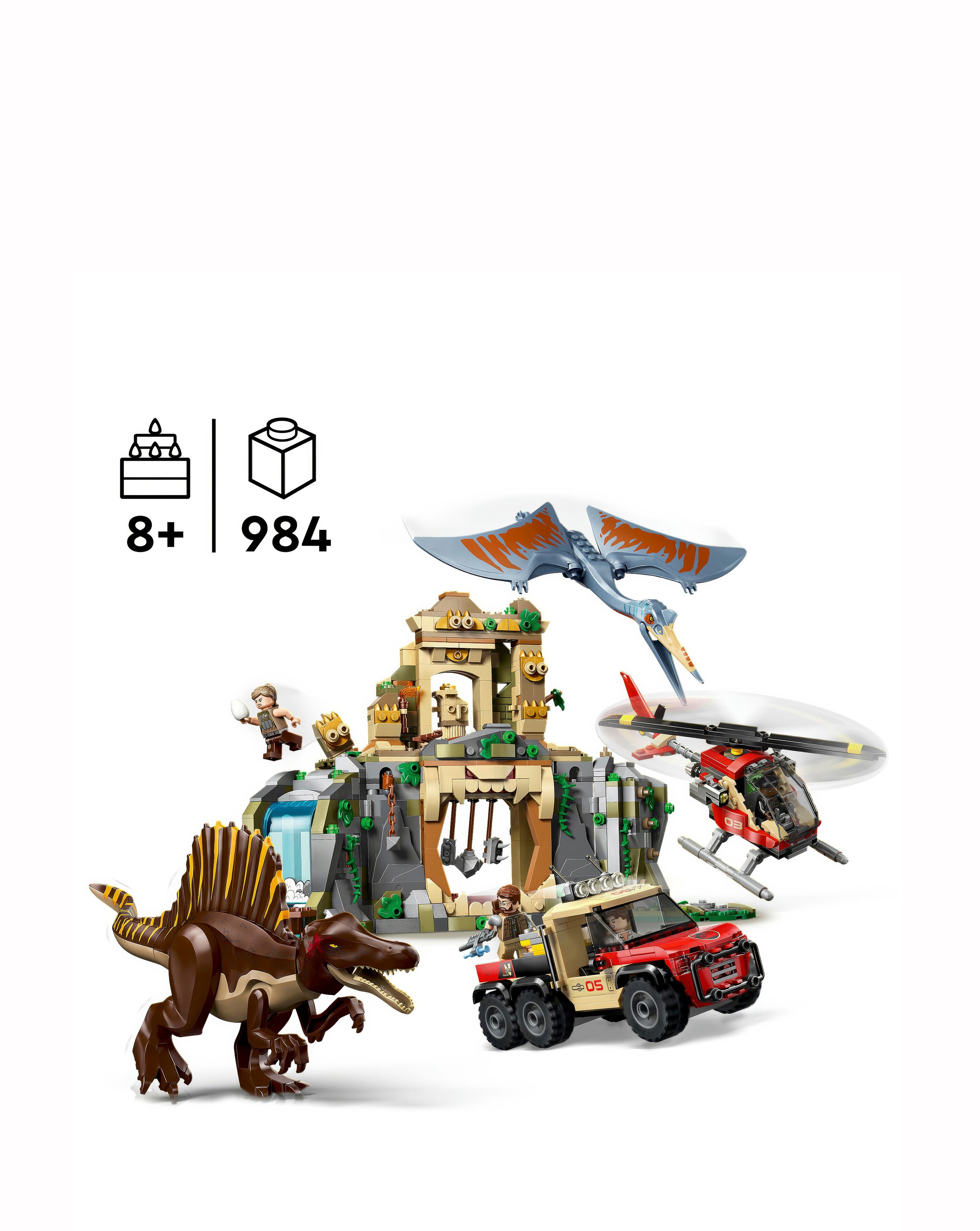 LEGO Jurassic World Spinosaurus & Quetzalcoatlus Air Mission