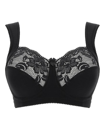 Miss Mary of Sweden Lovely Lace Non Wired Bra Black