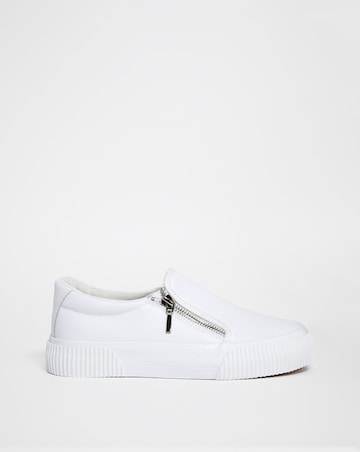 Esme Side Zip Trainers - Extra Wide Fit (EEE)