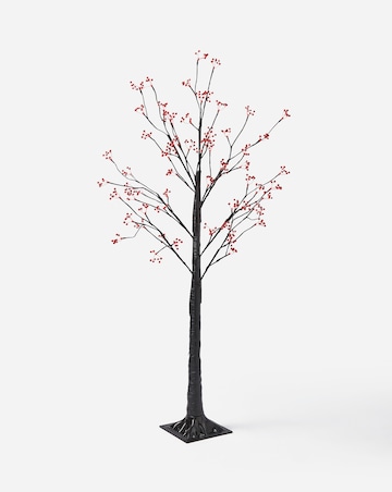 Red Berry LED Twig Tree