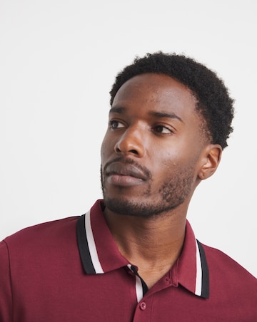 Tipped Pique Polo Long