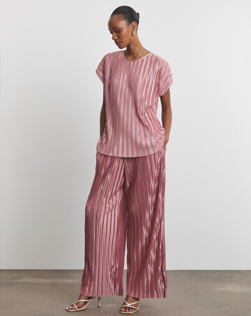 Joanna Hope Plisse Blouse