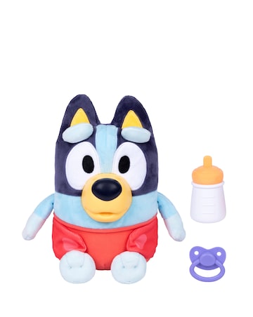 Bluey Cuddle & Care Baby Bluey Plush Toy with Sounds
