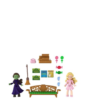 Wicked Emerald City Small Doll Playset with 5 Play Spaces & 15 Accessories