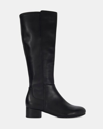 Dune Tayla Knee High Leather Boots Standard Fit