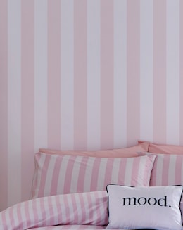 Sassy B Pink Stripe Tease Wallpaper