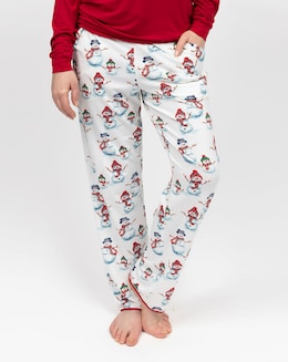 Cyberjammies Blaze Pyjama Pant Snowman Print