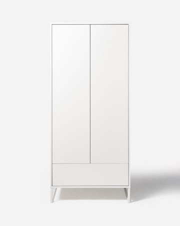 Bede High Gloss Double Wardrobe