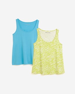 Turquoise &amp; Lime 2 Pack Swing Vests
