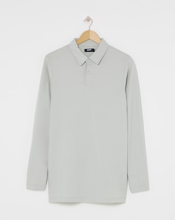 Long Sleeve Jersey Polo Long