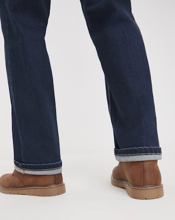 Jacamo Leather Look Chukka Boot Wide