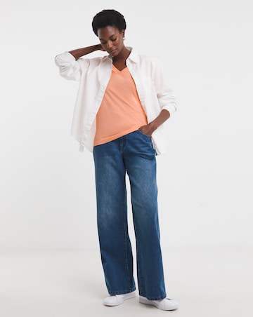 Pure Cotton 3 Pack V-Neck T-Shirts