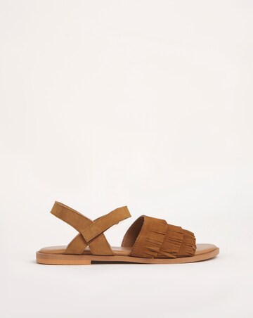 Joe Browns Tassel Fringe Sandals Extra Wide Fit