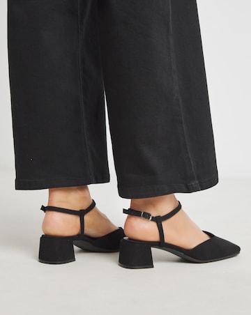 Jennifer Two Part Heeled Shoes - Extra Wide Fit (EEE)