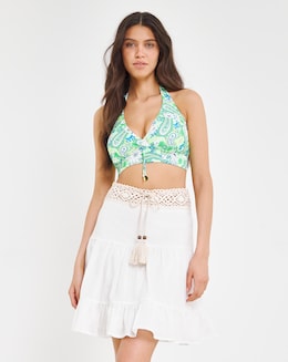 Joe Browns Tiered Beach Skirt White