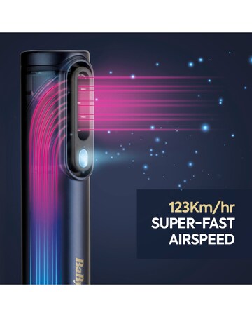 BaByliss Air Wand Hair Dryer, Styler and Straightener All-in-One AS6550U