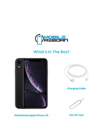 Refurbished Apple iPhone XR 64GB - Black (Pristine Condition)