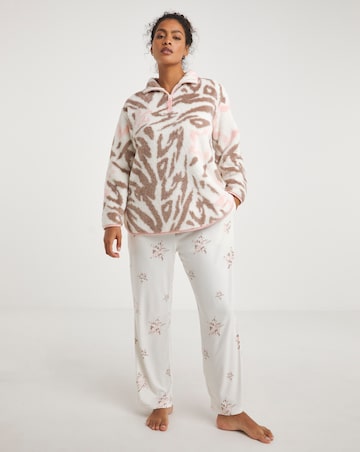 Pretty Secrets Super Soft Snuggle Top With Contrast Binding