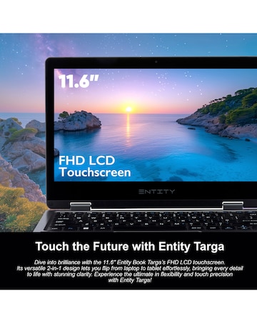 Entity 11.6in Targa Intel N4020 4GB 128GB Windows 11 Laptop