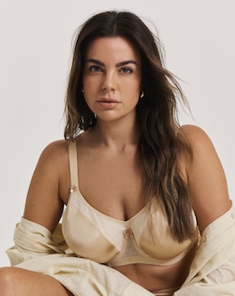 Goddess Yvette Moulded Full Cup Wired Bra Nude