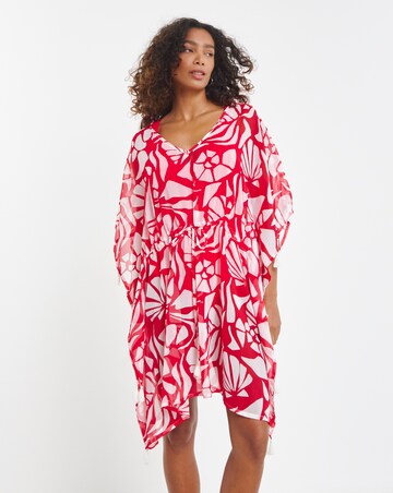Magisculpt Shell Print Kaftan