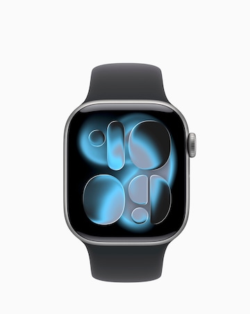 Apple Watch Series 11 GPS + Cellular 46mm - Space Grey/Black Sport Band - M/L